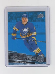 23/24 UD Star Rookies Buffalo Sabres Zach Benson Blue Rookie RC card #25 - Bild 1 von 2