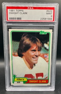 1981 Topps #422 Dwight Clark PSA 9 49ers Rookie RC - Picture 1 of 2