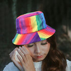 Halloween Cosplay Hat for Homosexuals Rainbow Bucket Sun Visor