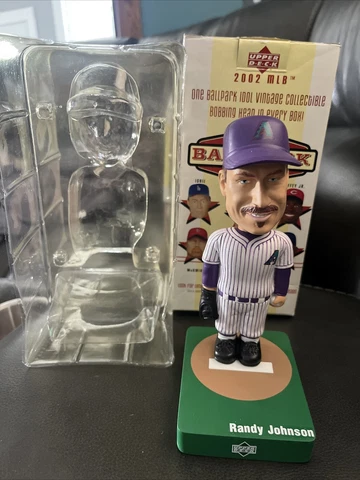 Randy Johnson 2002 Upper Deck Ballpark Idols Bobblehead The Big Unit In Box Cover