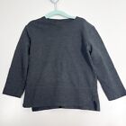 Zara Kids Sweater Boys Long Sleeve Crew Neck Cozy Knit Pullover Top Gray Size 5
