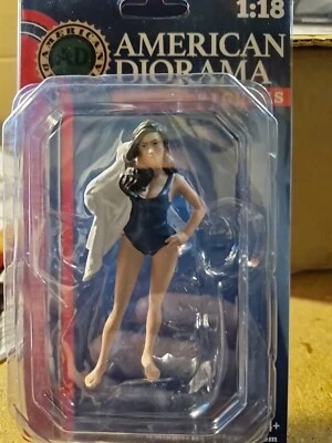 AMERICAN DIORAMA 1/18 76313 FIGURINES BEACH GIRLS - KATY diecast modelcar - Photo 1/4
