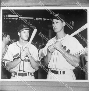S. Musial Ted Williams '48 AS Game Medium Frame Negative - Jim Rowe Archive R547 - Picture 1 of 1