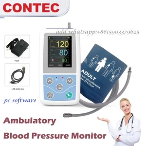 CONTEC PM50 Arm 24h NIBP Ambulatory Blood Pressure Monitor+PC Software+SPO2 - Picture 1 of 14