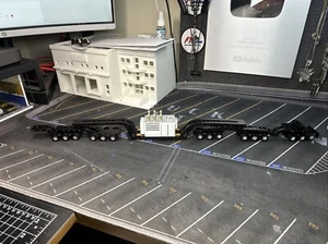 1/64 For DCP Trucks 15 Axle custom made Heavy Haul trailer and Transformer Load - Picture 1 of 12