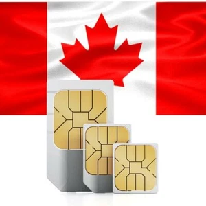 Kanada Prepaid Daten Reise SIM Karte + 10 GB für 15 Tage - Afbeelding 1 van 1