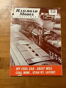Vintage Railroad Model Craftsman Magazine July 1962 Punched - Picture 1 of 7