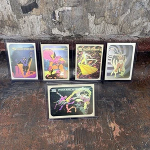 1990 Marvel Universe Series 1 - Complete 5 Card HOLOGRAM Set (MH1-MH5) - Picture 1 of 19