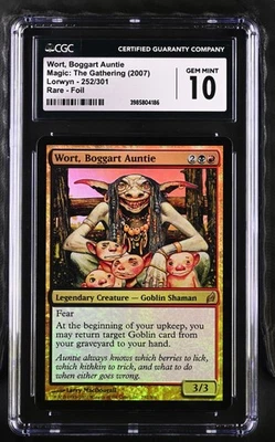 WORT, BOGGART AUNTIE Lorwyn Foil Rare CGC 10 MTG EDH [Nostalgium] - Image 1 of 2