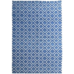 5x8 Flatweave Area Rug, Handmade Wool Cotton Rug Living Room Bedroom Decor - Picture 1 of 5