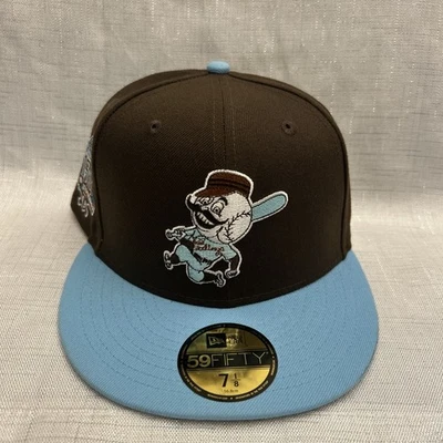 Cincinnati Reds 150 Years Red Stockings New Era 59Fifty Muddy Waters Hat 7 1/8 - Image 1 of 4