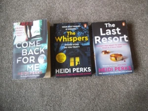 HEIDI PERKS 3 x PB Book COME BACK FOR ME, LAST RESORT & THE WHISPERS - Picture 1 of 1