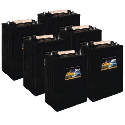 6 PACK Crown Replacement For Trojan L16E-AC, 6V  Deep Cycle Battery, 390 Ah - Image 1 of 4