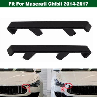 1 par de painéis de moldura de para-choque dianteiro 670011291,670011292 para Maserati Ghibli 14-17 - Imagem 1 de 4