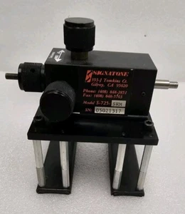 SIGNATONE S-725-SLM MICROPOSITIONER PROBE MANIPULATOR HOLDER /MAGNETIC - Picture 1 of 5