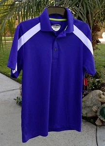 NUEVO CON ETIQUETAS GRAND SLAM Performance Azul Manga Corta Calce Ajustado Para hombres Golf Polo Talla S - Imagen 1 de 3