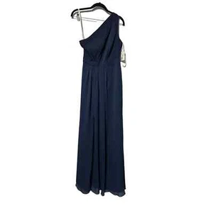NWT Celebrate by DB Studio Navy One Shoudler Formal Dress size 6 - Picture 1 of 7