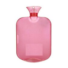 Transparent Silicone Hot Water Bag Color Red