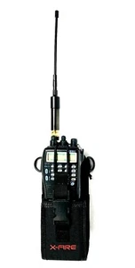 X-FIRE ® Duty Belt Portable Two Way Radio Handset Holder Holster Pouch Washable - Picture 1 of 6