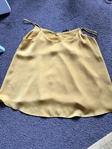 2 X Top Bundle - Size S & M New Stradivarius One Bnwt Green Yellow Strappy - Picture 1 of 4