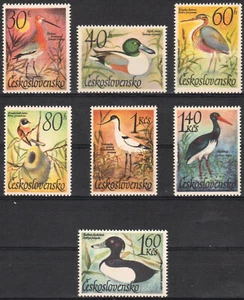 TSCHECHOSLOWAKEI 1967 VÖGEL kompletter Satz postfrisch Briefmarken - Bild 1 von 1