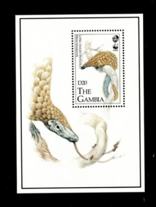 VINTAGE CLASSICS - Gambia 1993 - WWF - Souvenir Stamp Sheet Scott 1366 - MNH