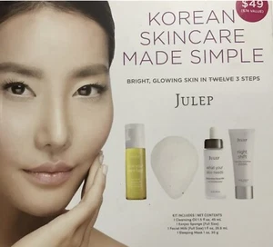 JULEP Korean Skincare Made Simple Bright,Glowing skin in 3 steps NIB - Picture 1 of 1