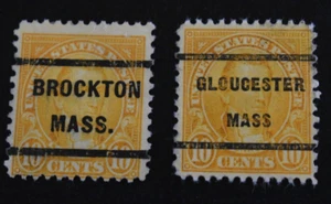 2 - 1922 US Stamps Scott #562 - Precancels - Used - Massachusetts - Picture 1 of 2