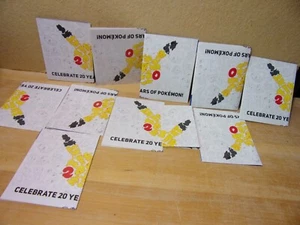 lot of Pokemon 20th Anniversary Generations series double sided poster - Picture 1 of 3