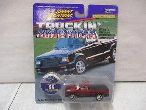 Johnny Lightning Truckin' America 1991 GMC Syclone Dark Red - Picture 1 of 2