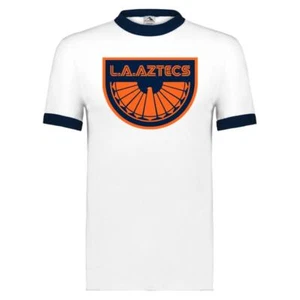 Los Angeles Aztecs Ringer T-shirt | NASL Soccer Team - Picture 1 of 3