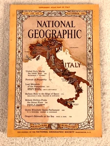 National Geographic November 1961 United Italy 100th Year Pompeians - Imagen 1 de 1