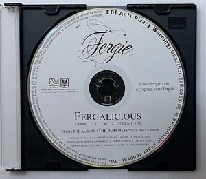 Fergie Fergalicious 2 Track Promo CD Black Eyed Peas Radio Edit Clean - Imagen 1 de 1