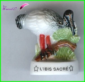 Feve de collection Oiseau Bird Edition Atlas " L' Ibis Sacré " #F20 - Imagen 1 de 1