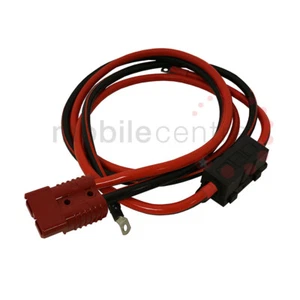 Red Anderson SB175 plug lead wire 1M of 35mm2 cable 200A mega fuse M8 terminals - Picture 1 of 2