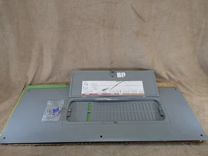 NEW Square D QOC42UF Load Center Cover 42 Circuits NEMA-1 Gray DAMAGED - Picture 1 of 24