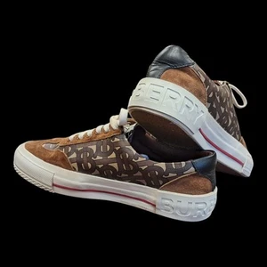Burberry Nelson TB Monogram Women’s 6.5/EU 37 Low Top Sneakers "No Box" - Picture 1 of 19