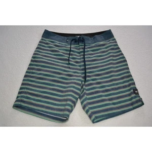 Pantalones cortos de natación VANS Off The Wall para hombre talla 30 rendimiento azul verde - Imagen 1 de 5