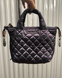 MZ Wallace Gemstone Iridescent Micro Sutton Deluxe Quilted Crossbody Bag RARE - Picture 1 of 12