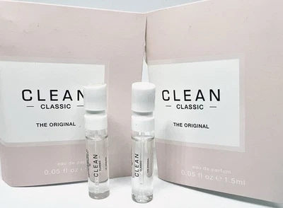 2 X Spray Perfume Mujer Clean Classic The Original EDP 2 Frascos de 0,04 OZ Foto 1 de 2