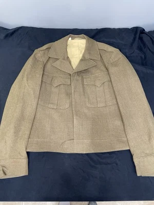 VTG WW2 Era 40’s-50’s US Army Field IKE JACKET Wool Sizes: 36R 38L 40R - Image 1 of 4