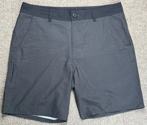 Prana Kingfischer Men's 8 Inch Dark Khaki Shorts Size 34 - Picture 1 of 8