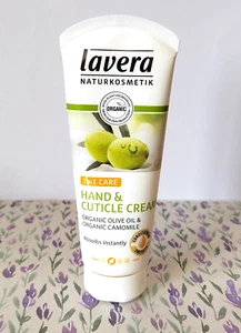LAVERA NATURKOSMETIK 2IN1 CARE HAND&CUTICLE CREAM OLIVE OIL&CAMOMILE 75ML - Picture 1 of 3