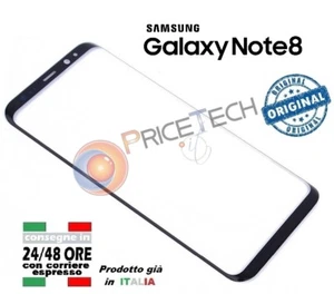 VETRO VETRINO GLASS FRONTALE SAMSUNG Note8 SCHERMO RIGENERAZIONE - Foto 1 di 1