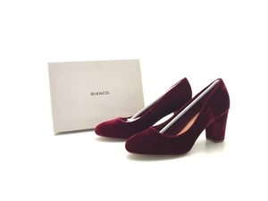 Bianco Damen Pumps Absatzschuh Stöckelschuhe Heels Weinrot Gr. 41 (UK 7) - Picture 1 of 8