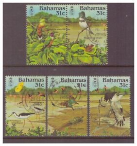Bahamas 1984 25th Anniversary of the National Trust Birds set used SG685-689