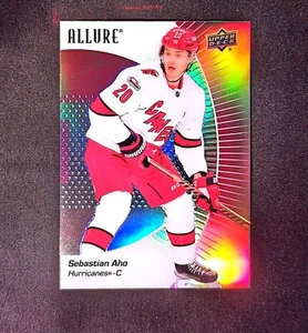 2023-24 UPPER DECK ALLURE SEBASTIAN AHO PINK LEMONADE #38 HURRICANES - Picture 1 of 3