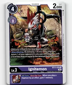 Digimon Ignitemon Fase Dimensionale Non Comune - Foto 1 di 1