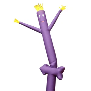 Publicidad Tubo Inflable Hombre 18 ft Flecha Púrpura Explotar Ondulado Mosca Chico Sin Soplador - Imagen 1 de 1