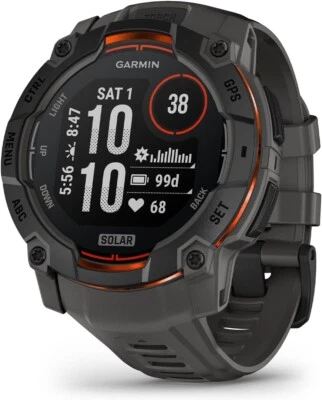 Garmin Instinct 3 Rugged Outdoor GPS Smartwatch - Image 1 of 4